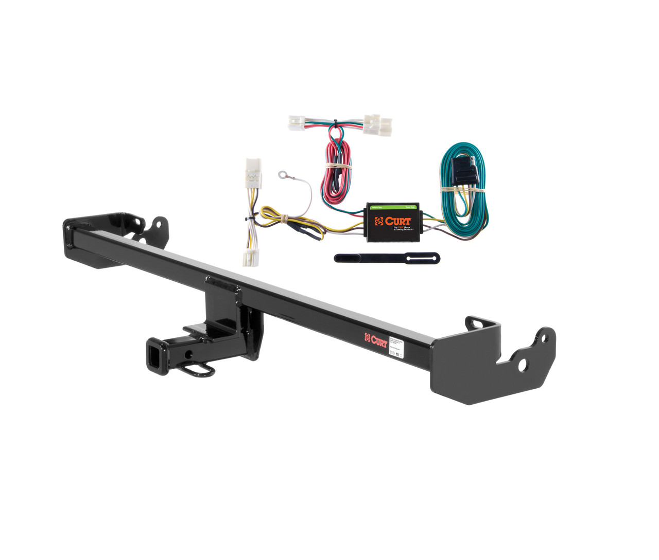 11 - 14 Scion xD Curt 1-1/4", Class 1 Trailer Tow Hitch + 4-flat Wiring Kit 11134
