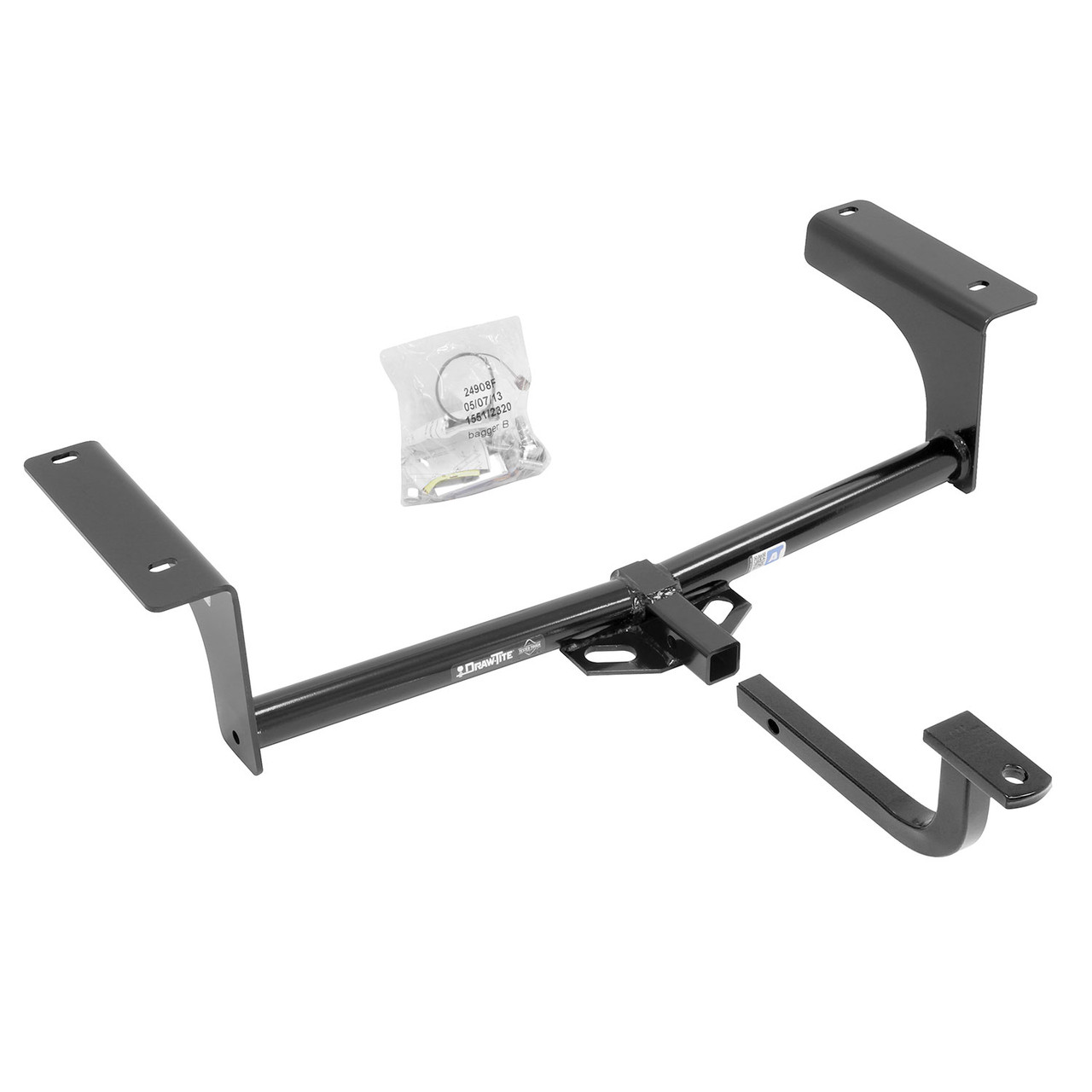 Draw-tite Class 1 Trailer Hitch, 1-1/4" Square Receiver, Black for Select Mazda 6 24908