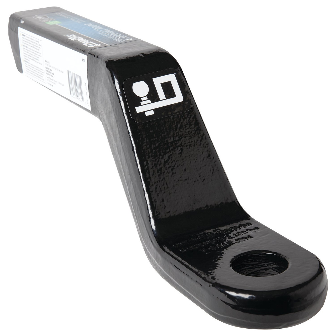 Draw-Tite Trailer Hitch Ball Mount, Fits 2 Inch Square Receiver, 4 Inch Drop, 3 Inch Rise, 16,000 lbss. Capacity, Black