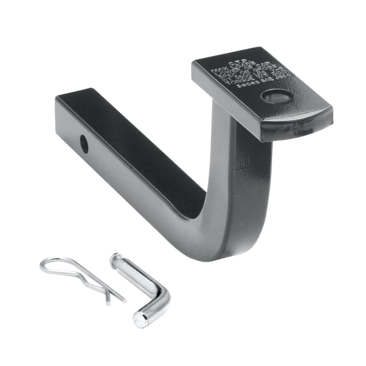 Draw-tite Trailer Hitch Ball Mount, Fits 1-1/4 in. Receiver, 5 in. Rise, 3,500 lbss. Capacity, Black