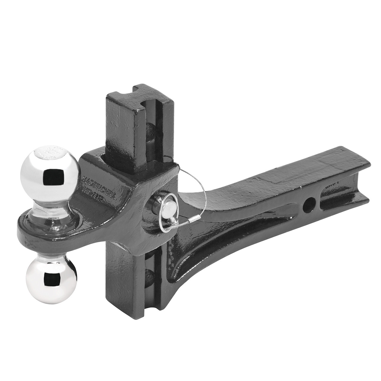 Draw-Tite Adjustable Trailer Hitch Ball Mount (2 Inch, 2-5/16 Inch Trailer Balls), Fits, 2 Inch Square Receiver, 10.5 Inch Drop, 14,000 lbss. Capacity Black Draw-Tite Adjustable Trailer Hitch Ball Mount (2 Inch, 2-5/16 Inch Trailer Balls), Fits, 2 Inch Square Receiver, 10.5 Inch Drop, 14,000 lbss. Capacity Black