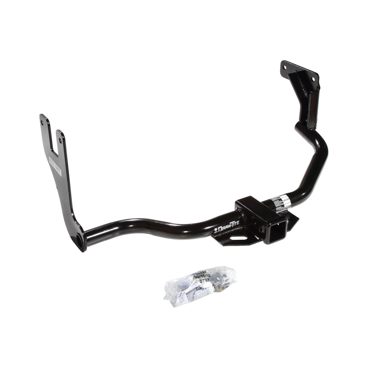 Draw-tite Class 3 Trailer Hitch, 2" Square Receiver, Black for Select Ford Transit Connect 75678