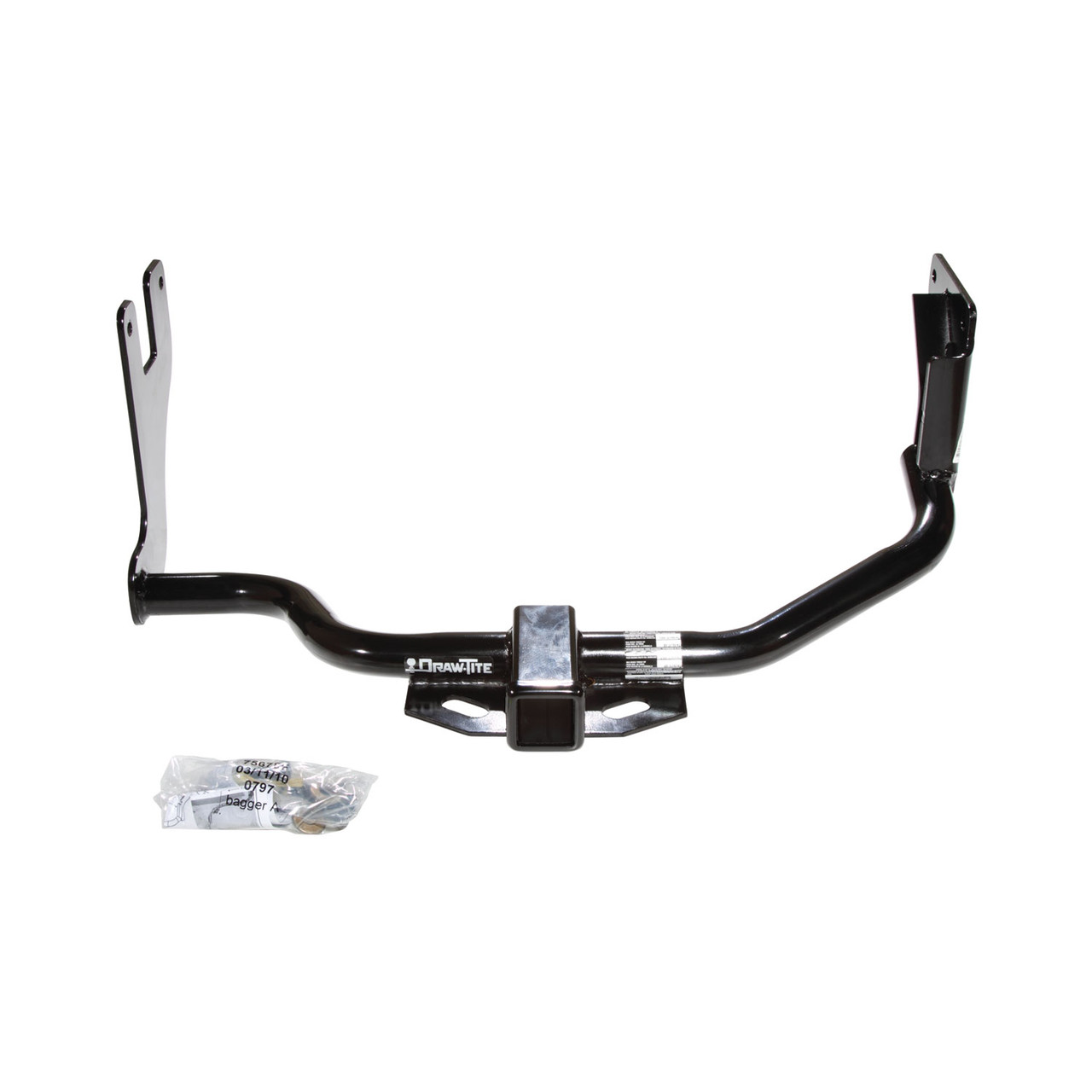 Draw-tite Class 3 Trailer Hitch, 2" Square Receiver, Black for Select Ford Transit Connect 75678