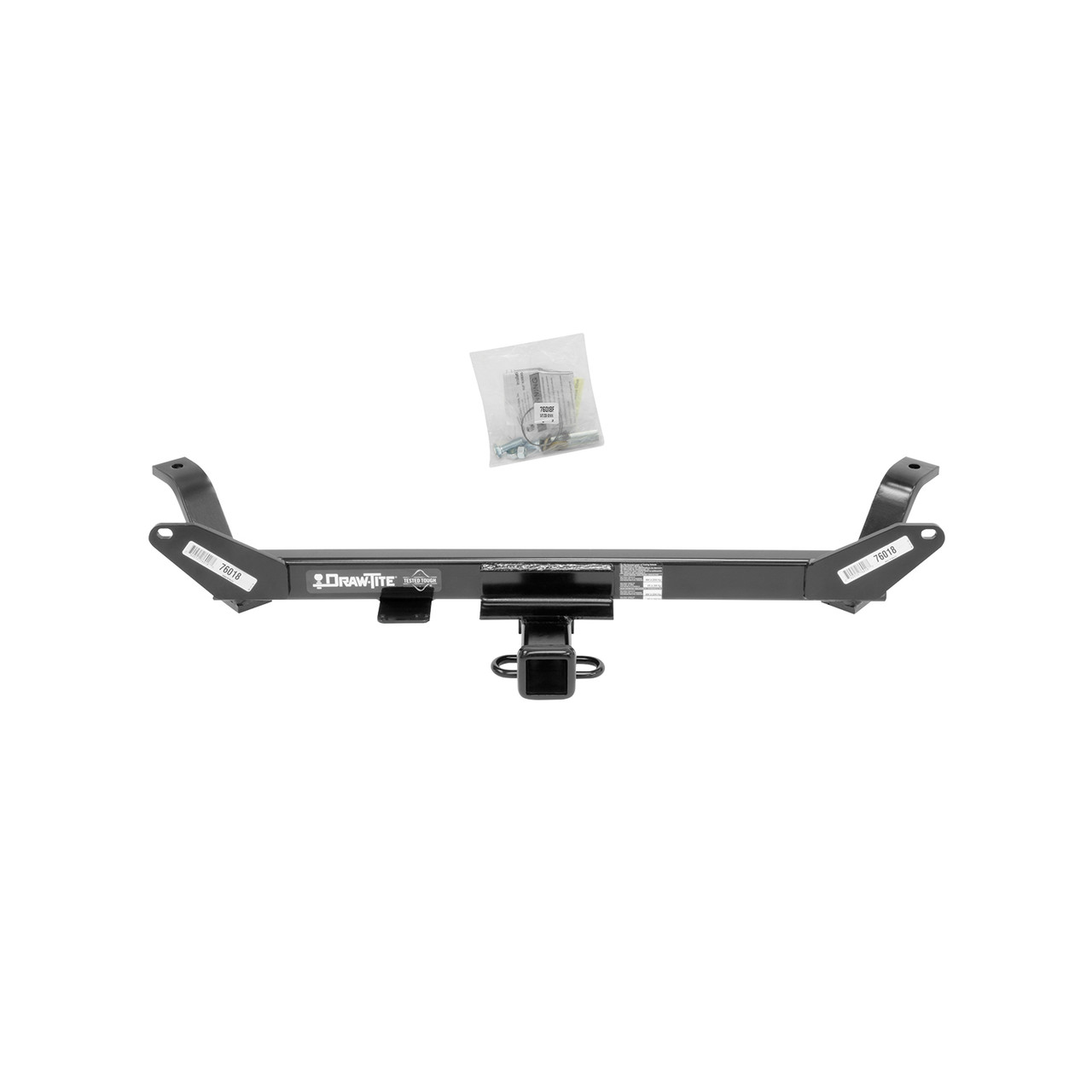 Draw-tite Class 3 Trailer Hitch, 2" Square Receiver, Black for Select BMW X1 76018
