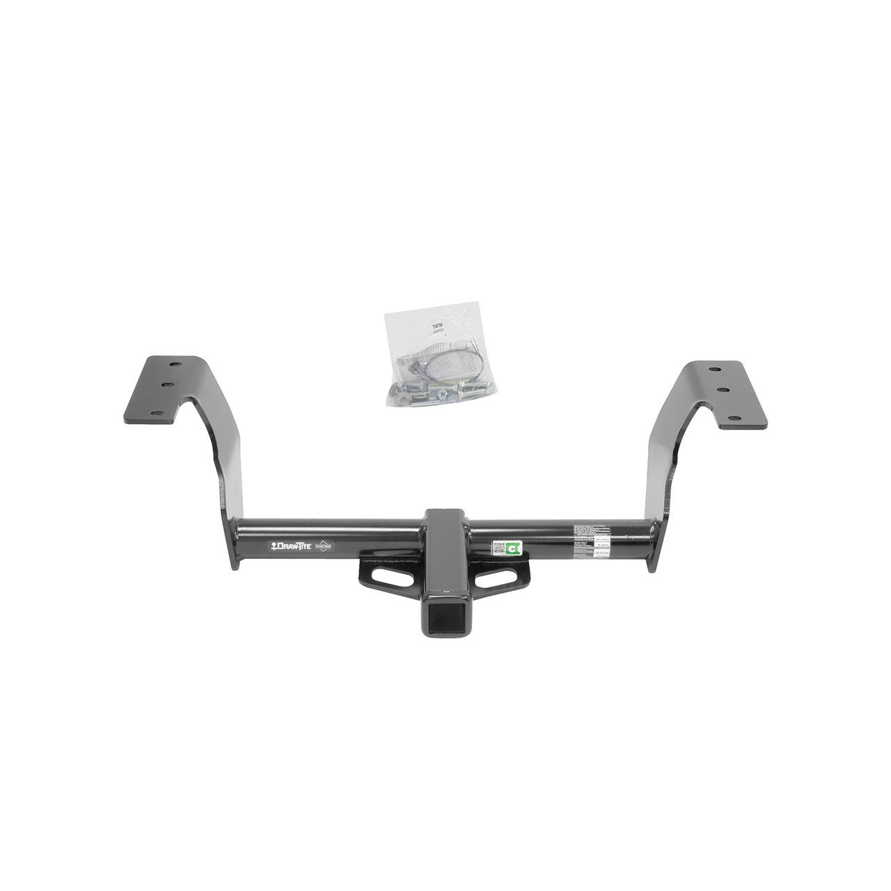 Draw-tite Class 3 Trailer Hitch, 2" Square Receiver, Black for Select Subaru Forester 75876