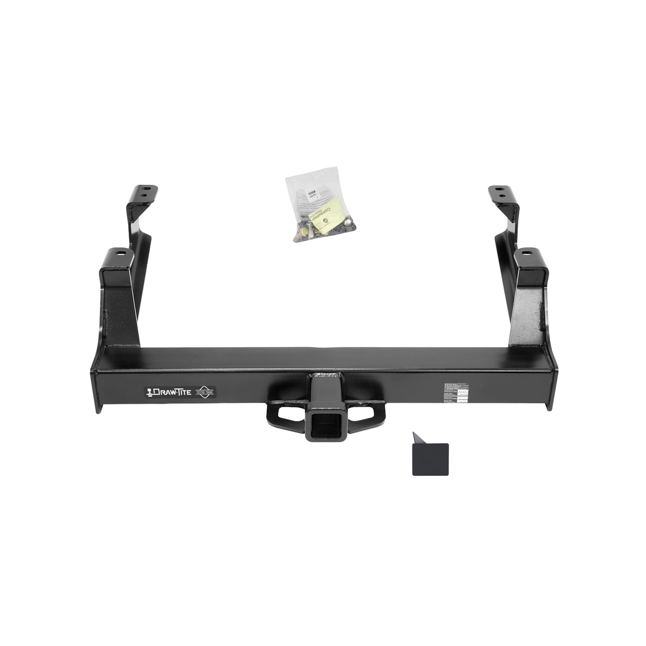 Draw-tite Titan® Class 5 Trailer Hitch, 2-1/2" Square Receiver, Black for Select Chevrolet Silverado 2500 HD, Chevrolet Silverado 3500 HD, GMC Sierra 2500 HD, GMC Sierra 3500 HD 45511