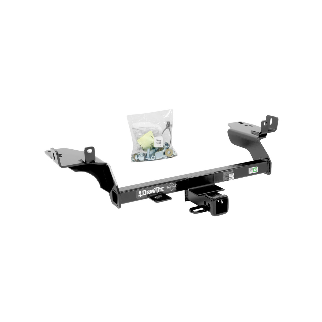 Draw-tite Class 3 Trailer Hitch, 2" Square Receiver, Black for Select Ford Escape 75782