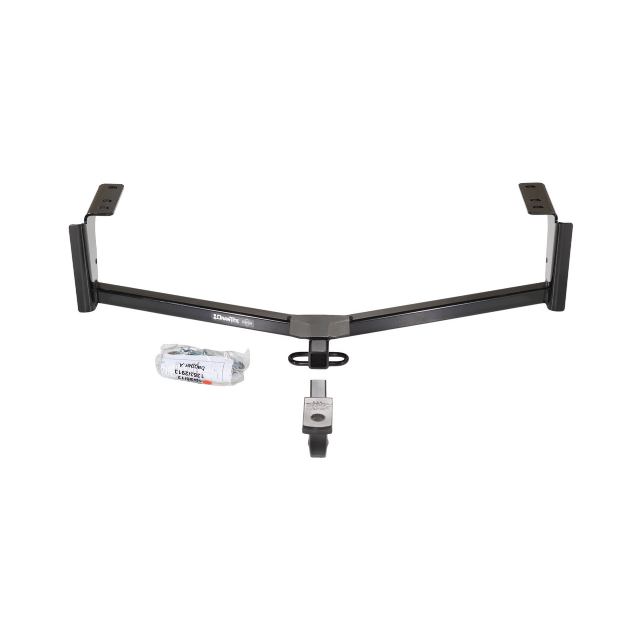 Draw-tite Class 1 Trailer Hitch, 1-1/4" Square Receiver, Black for Select Ford Fusion, Lincoln MKZ 24897
