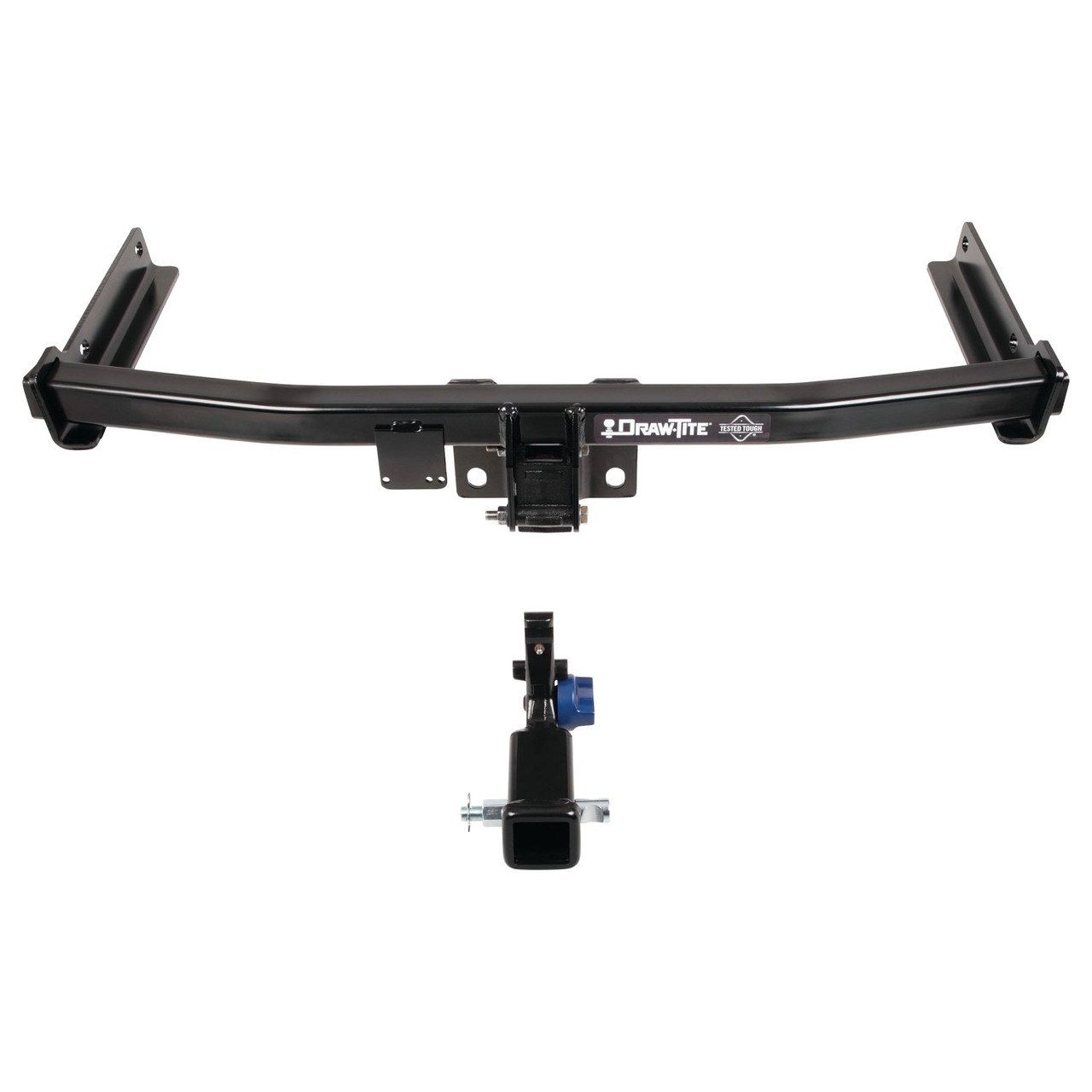 Draw-tite Hidden Hitch® Completely Hidden Trailer Hitch 2" Removable Receiver, Black for Select Audi Q3, Volkswagen Tiguan 76918