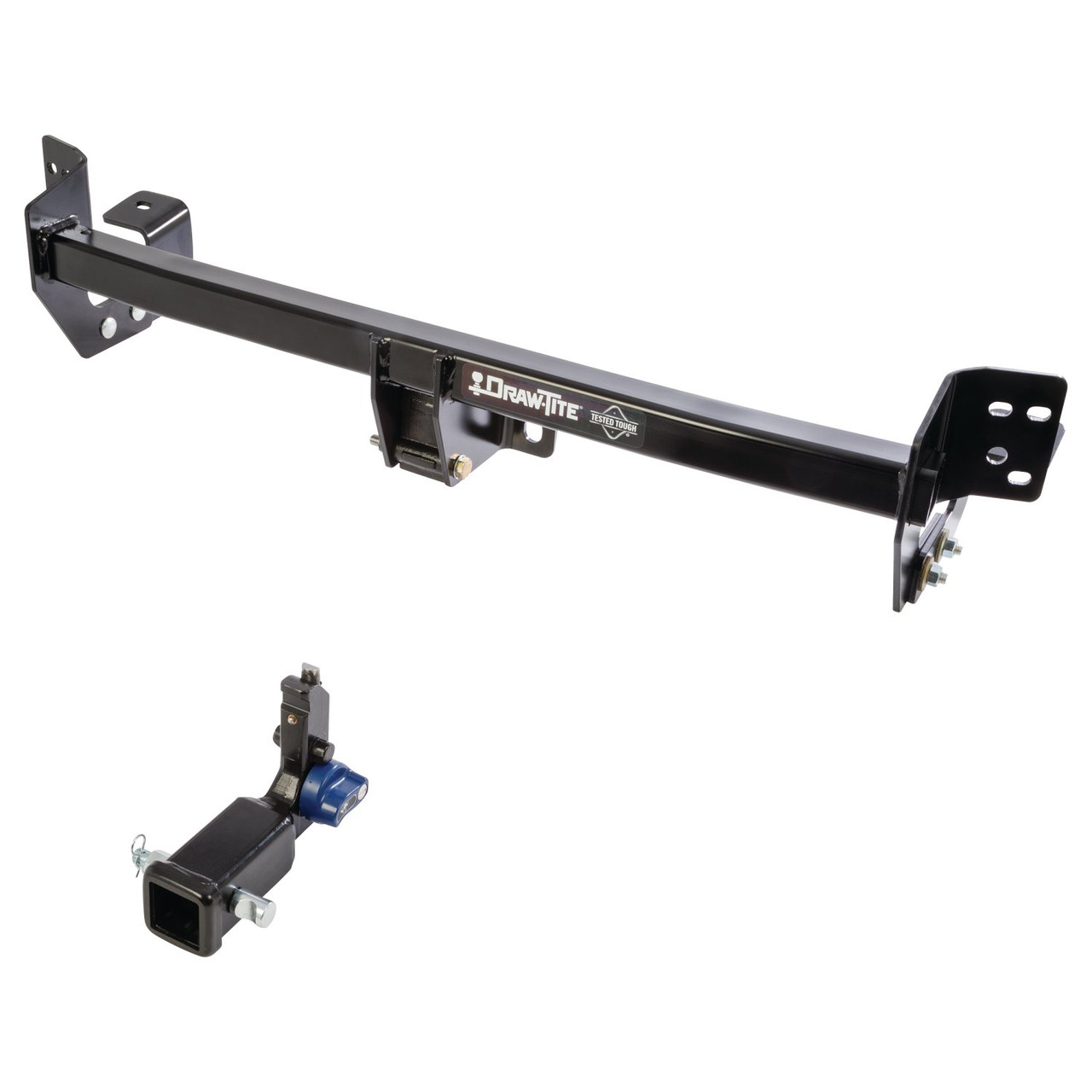 Draw-tite Hidden Hitch® Completely Hidden Trailer Hitch 2" Removable Receiver, Black for Select Toyota RAV4 76929