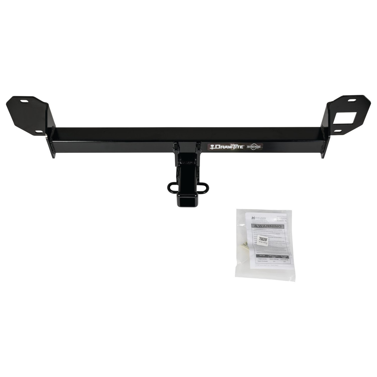 Draw-tite Class 3 Trailer Hitch, 2" Square Receiver, Black for Select Mercedes-Benz GLC300 76628