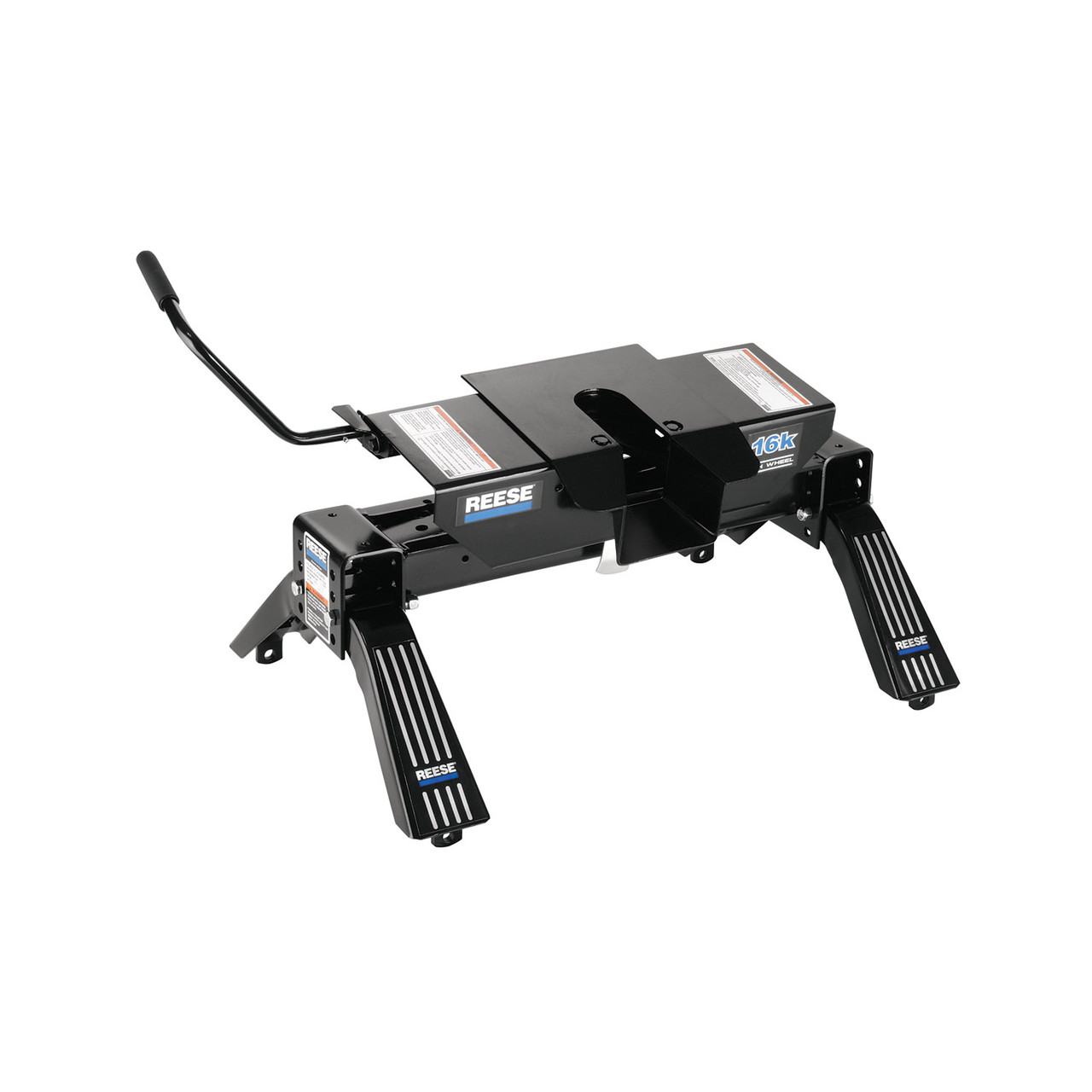 Reese 16K Adjustable Height Dual Jaw Fifth Wheel Hitch Complete System, Industry Standard Mount Reese 16K Adjustable Height Dual Jaw Fifth Wheel Hitch Complete System, Industry Standard Mount