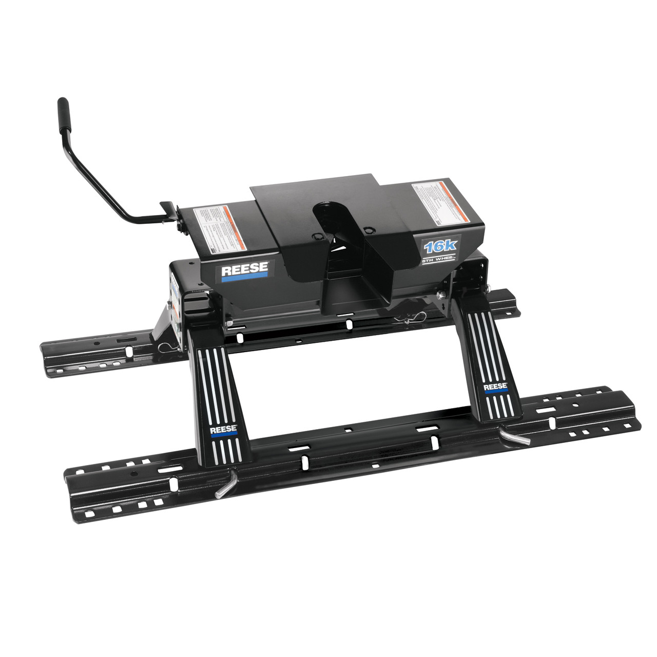 Reese 16K Adjustable Height Dual Jaw Fifth Wheel Hitch Complete System, Industry Standard Mount