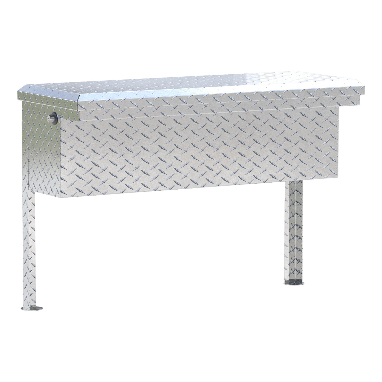 UWS Bright Aluminum 36" Truck Side Tool Box with Low Profile TBSM-36-LP