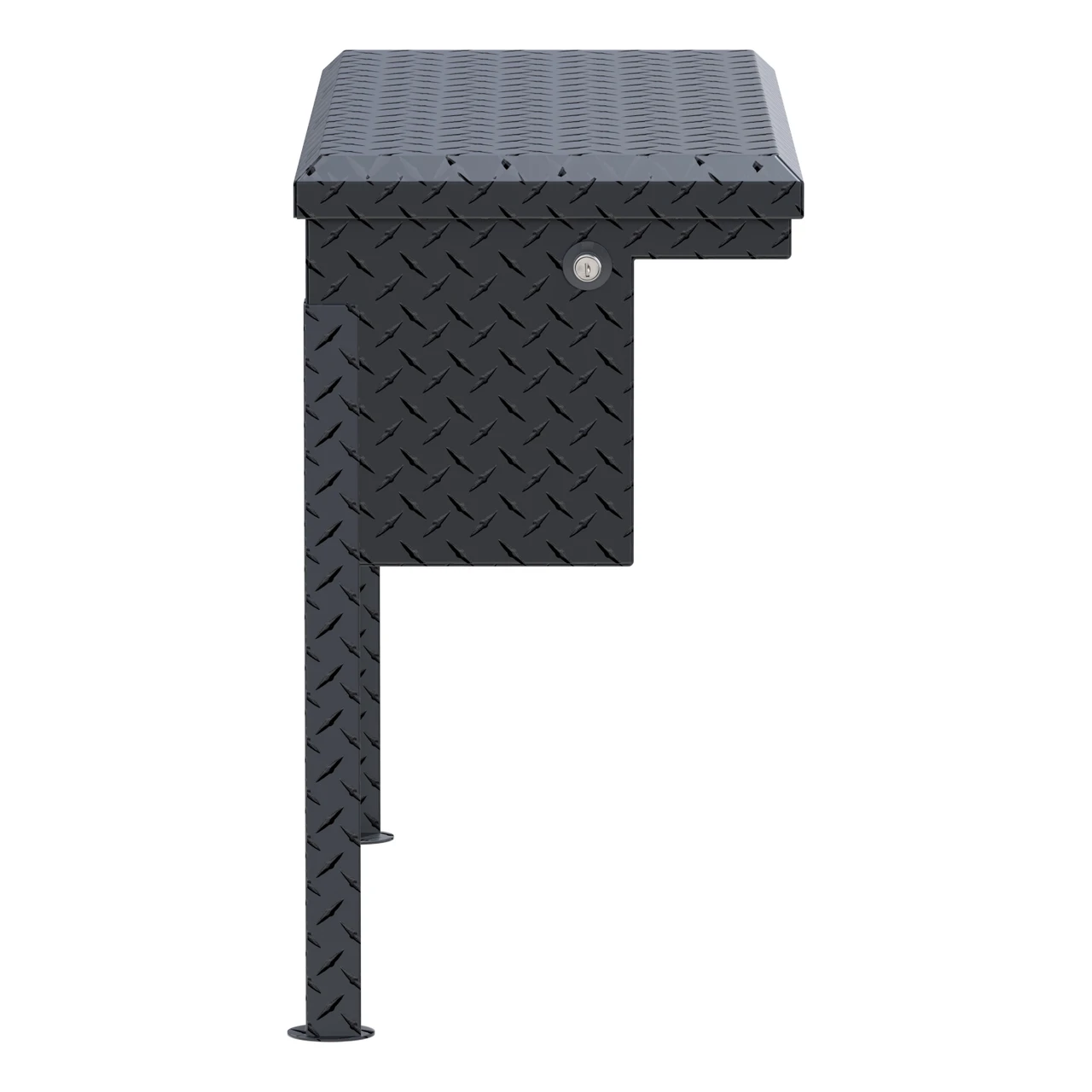 UWS Matte Black Aluminum 36" Truck Side Tool Box with Low Profile (Heavy Packaging) EC30363