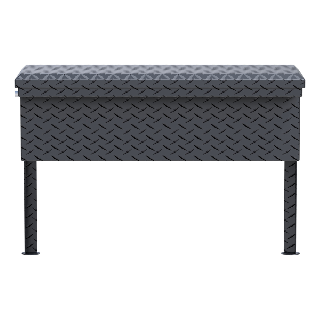 UWS Matte Black Aluminum 36" Truck Side Tool Box, Low Profile TBSM-36-LP-MB