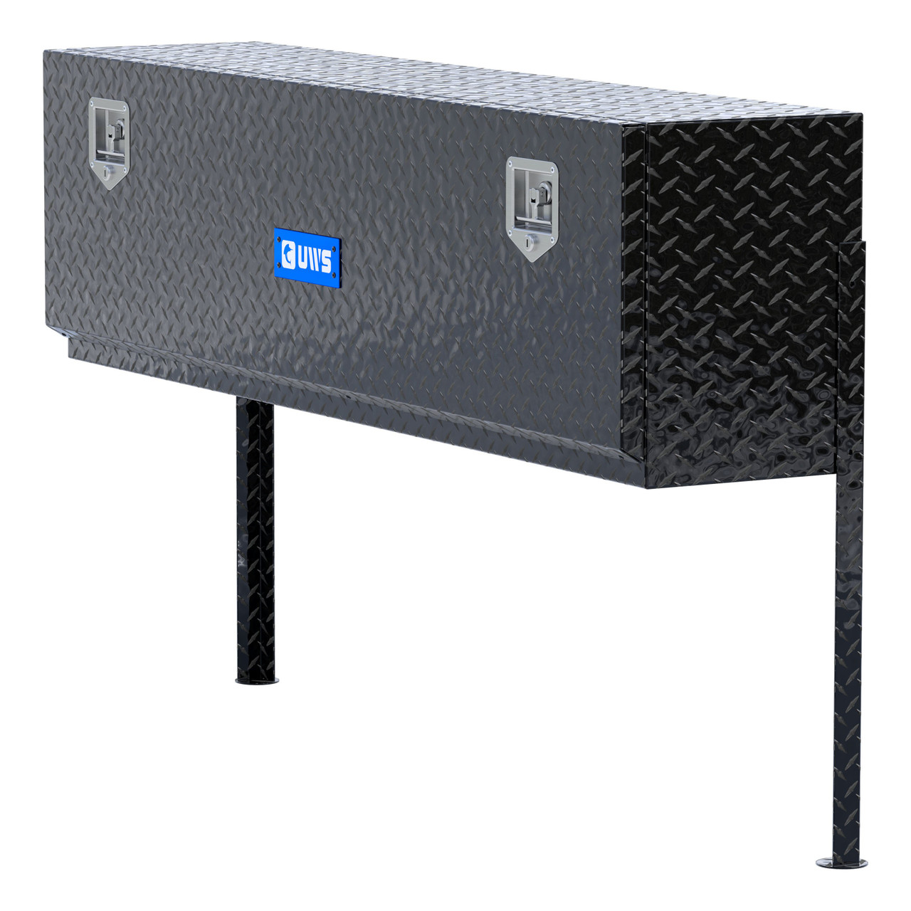 UWS Gloss Black Aluminum 60" Single-Door Topside Truck Tool Box (Heavy Packaging) EC40032