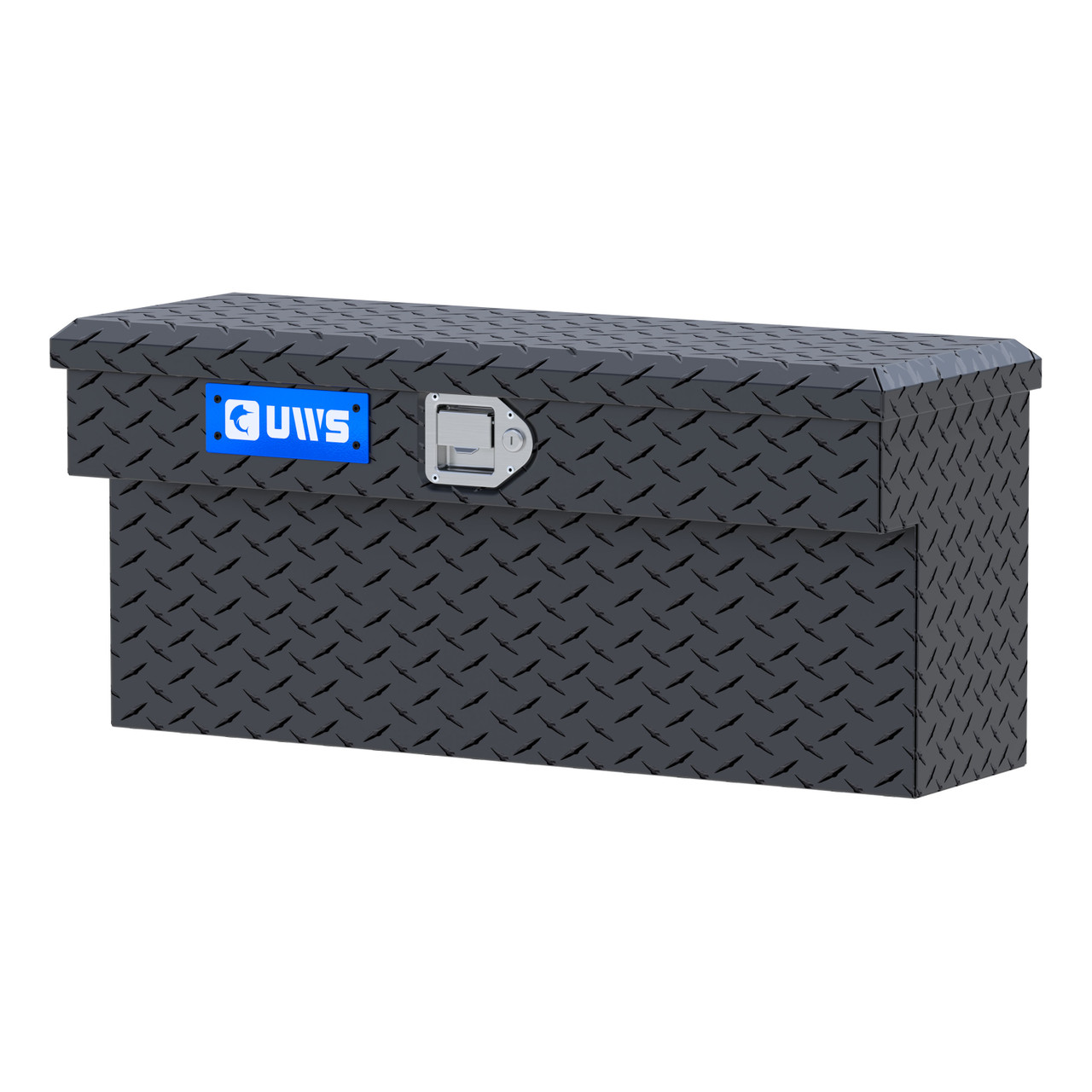 UWS Matte Black Aluminum UTV Side Tool Box - Polaris Ranger UTV-SM33-MB