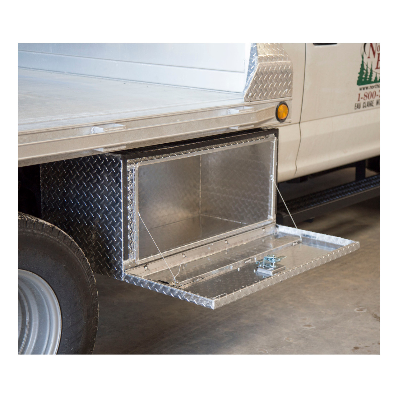 UWS Bright Aluminum 36" Single-Door Underbody Tool Box TBUB-36