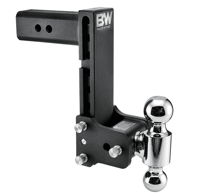 B&W 14.5K 8-1/2" Drop 9" Rise (2-5/16", 2" Balls) Adjustable Ball Mount Hitch For 2-1/2" Recievers  TS20043B
