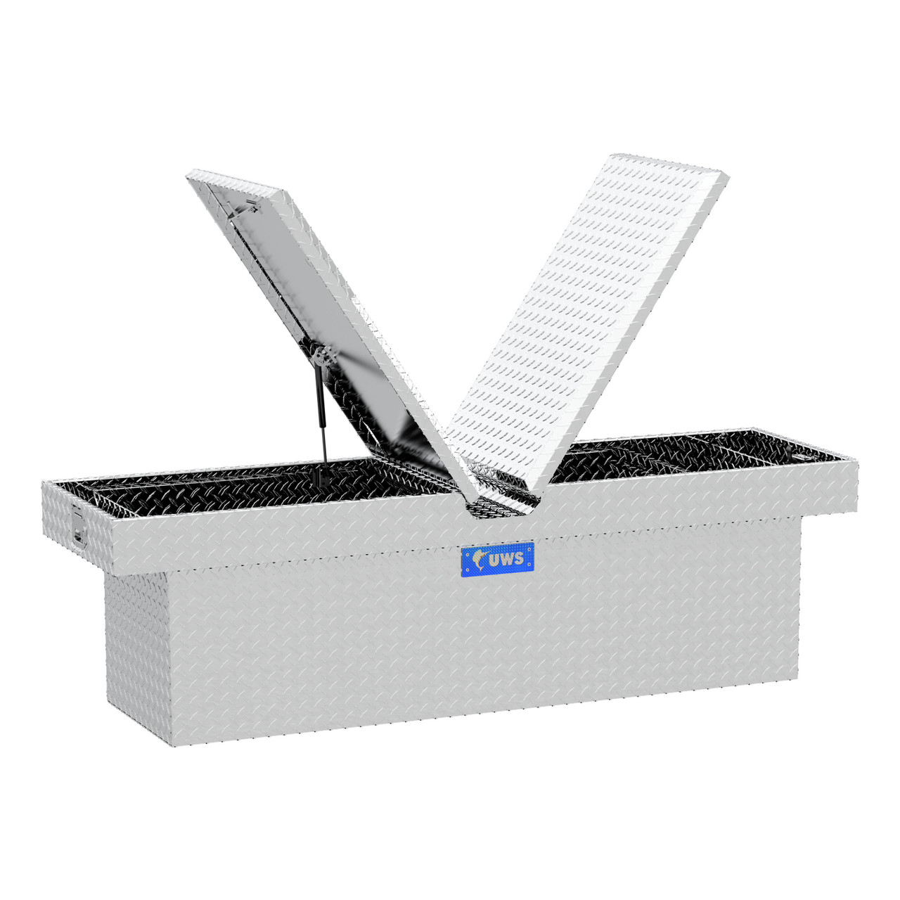 UWS Bright Aluminum 69" Deep Gull Wing Crossover Truck Tool Box TBD-69