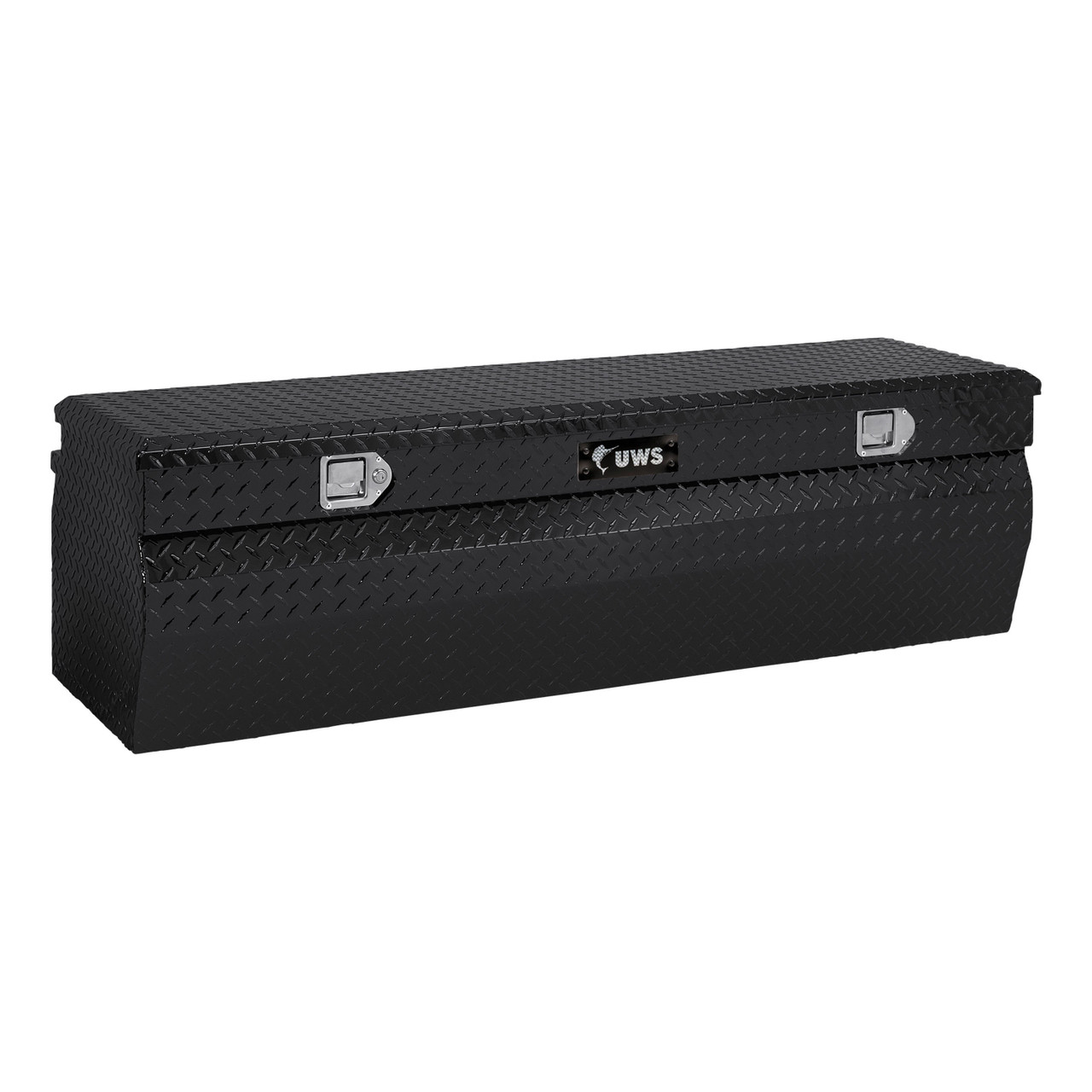 UWS Gloss Black Aluminum 60" Wedge Utility Chest Box TBC-60-W-BLK UWS Gloss Black Aluminum 60" Wedge Utility Chest Box TBC-60-W-BLK