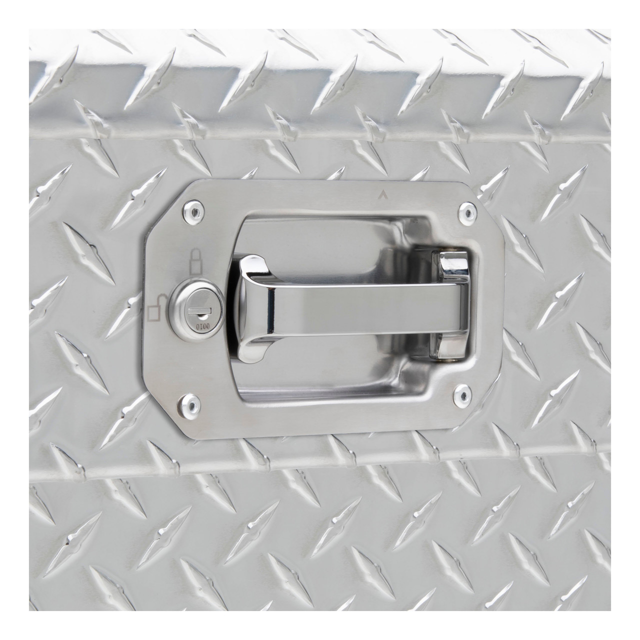 UWS Aluminum 69" Truck Tool Box with Low Profile, Pull Handles TBS-69-LP-PH