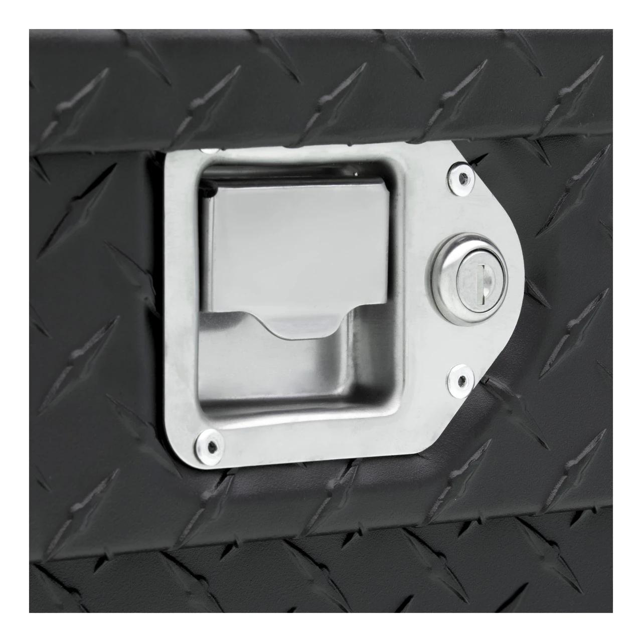 UWS Matte Black 69" Deep Angled Truck Tool Box, Low Profile TBSD-69-A-LP-MB