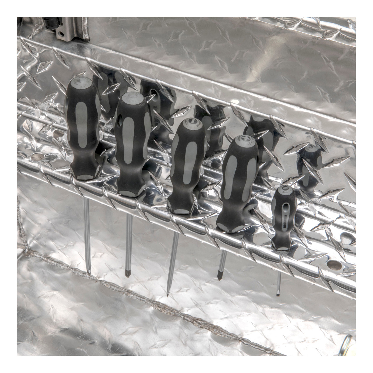 UWS Bright Aluminum 60" Crossover Truck Tool Box, Low Profile TBS-60-LP