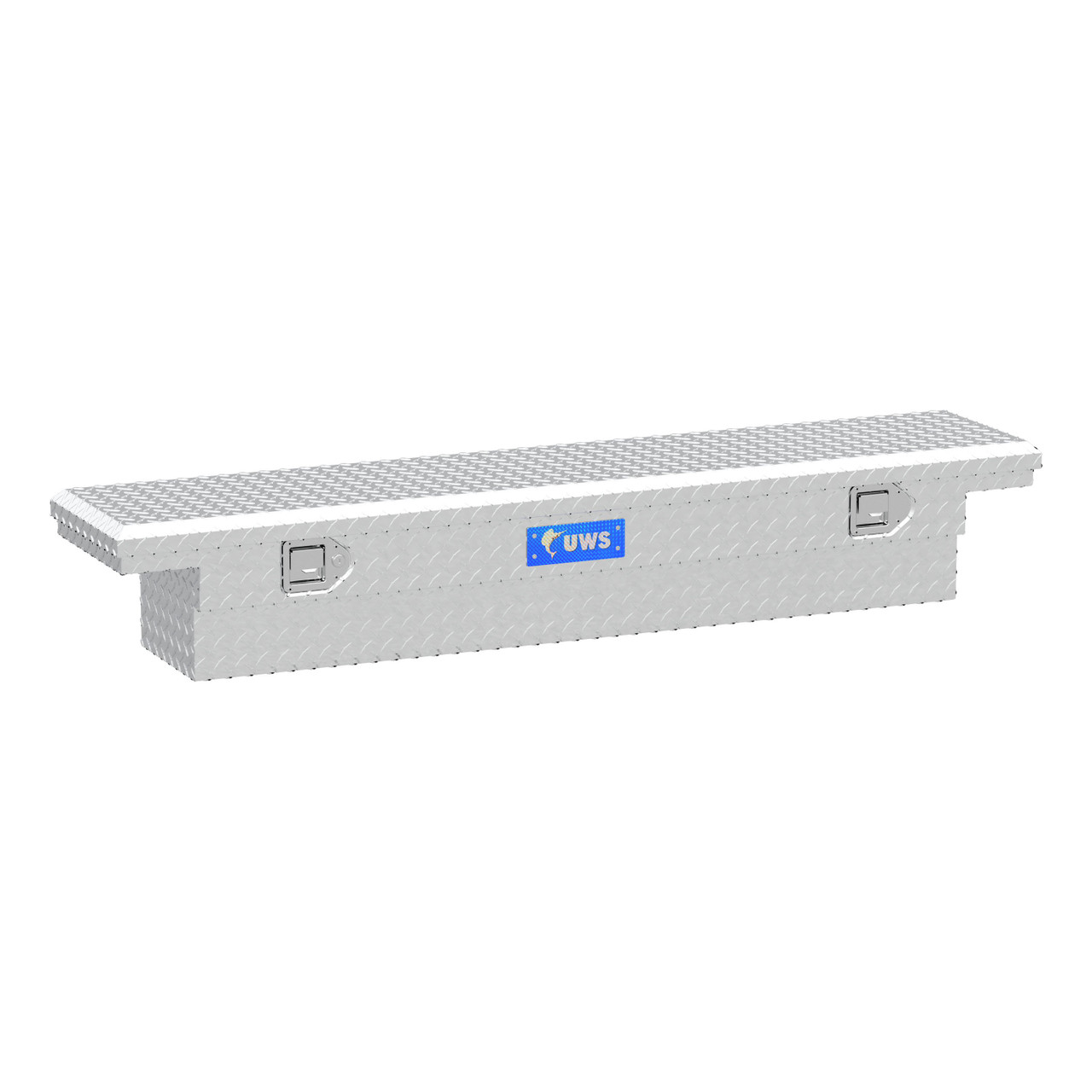 UWS Bright Aluminum 63" Slim-Line Truck Tool Box, Low Profile TBS-63-SL-LP