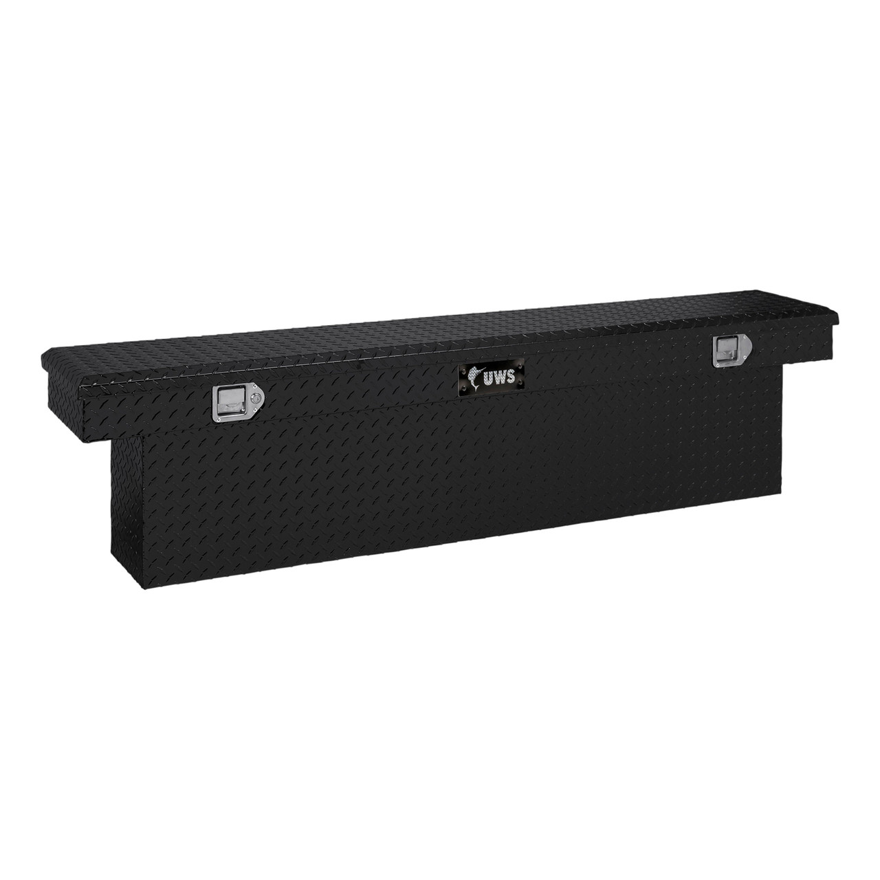 UWS Gloss Black Aluminum 69" Deep Slim-Line Truck Tool Box TBSD-69-SL-BLK