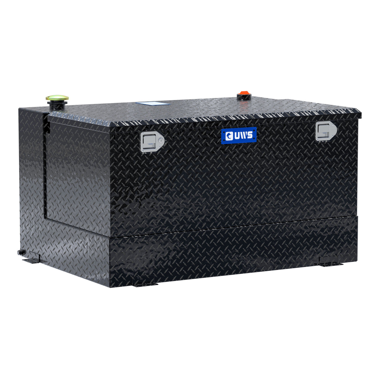 UWS Gloss Black 85-Gallon Combo Aluminum Transfer Tank TT-85-COMBO-BLK