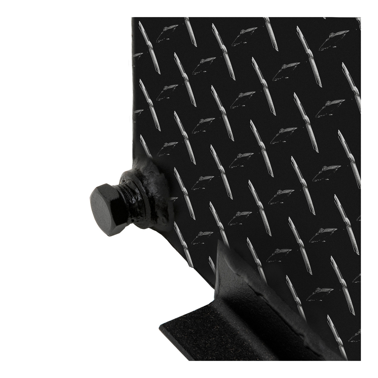 UWS Gloss Black 85-Gallon Combo Aluminum Transfer Tank TT-85-COMBO-BLK