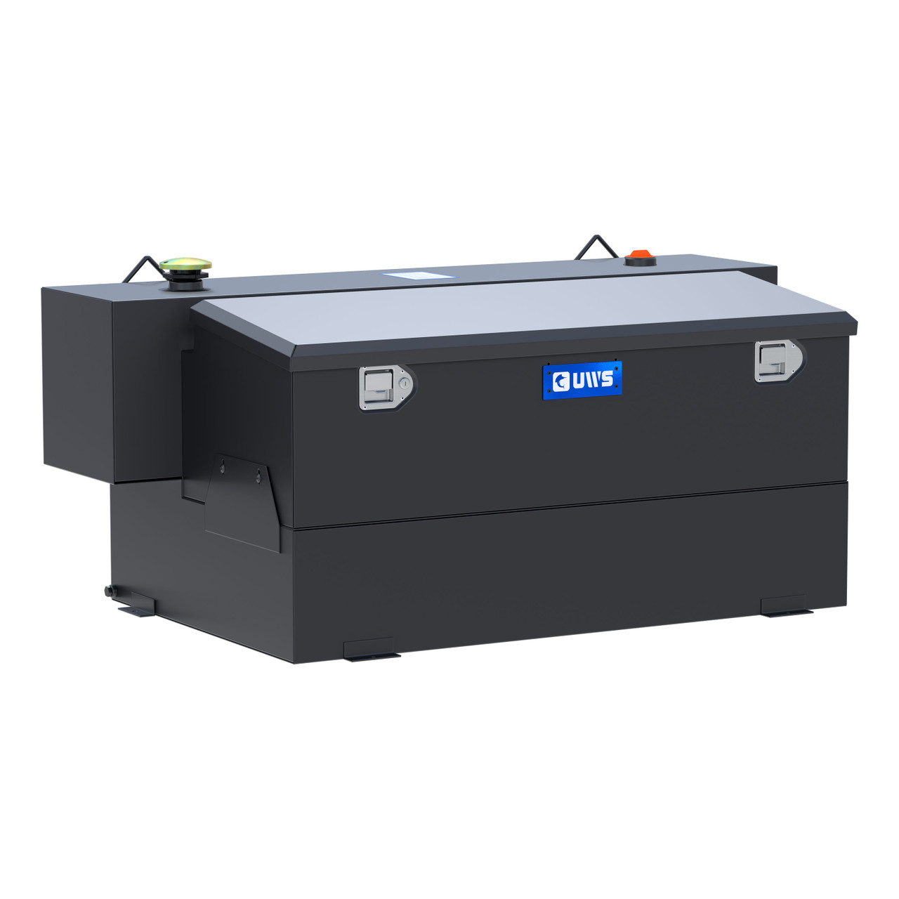 UWS Matte Black Hammerhead-Style 100-Gallon Steel-Aluminum Combo Transfer Tank ST-100HH-CB-MB