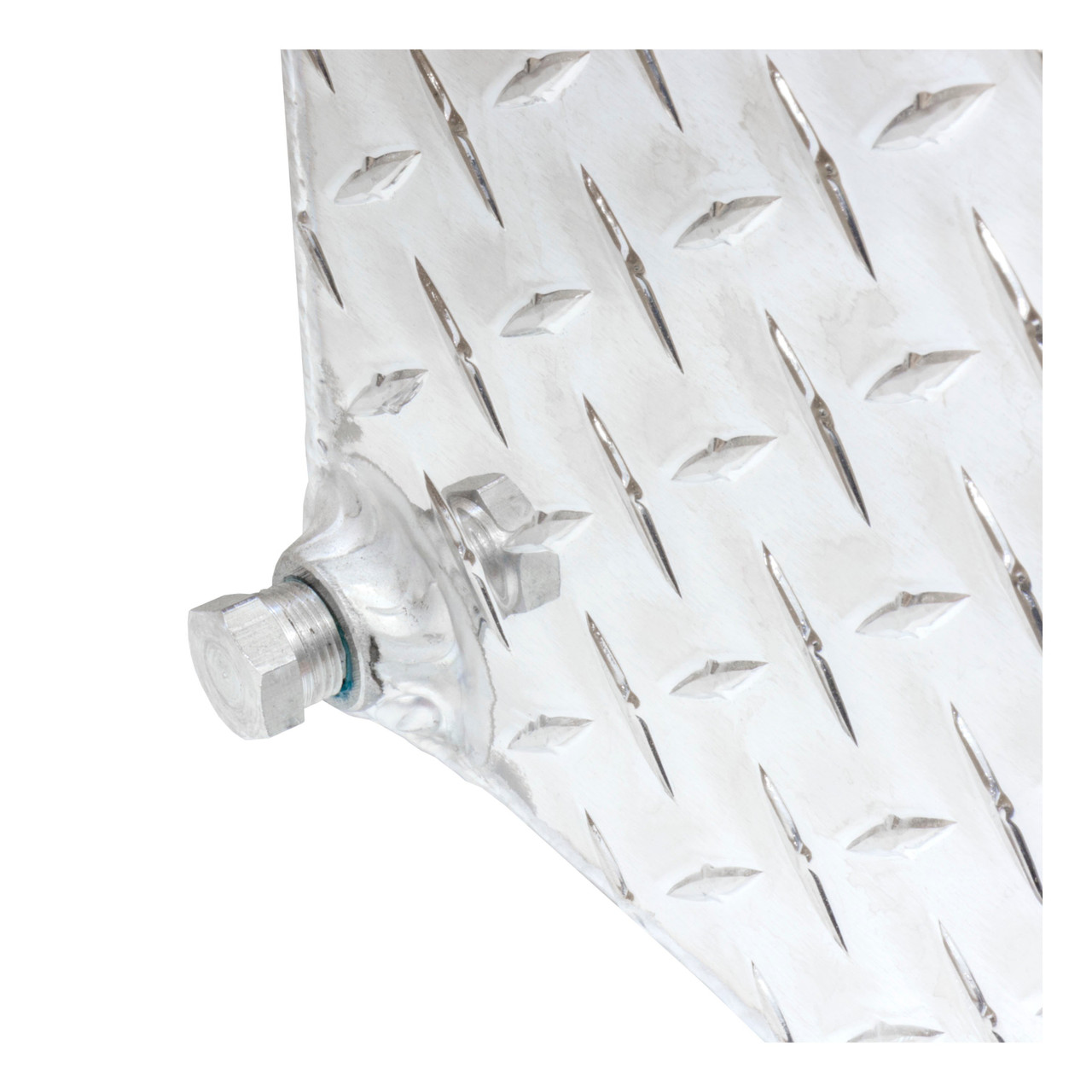 UWS 75-Gallon L-Shape Bright Aluminum Transfer Tank TT-75-L-T-P