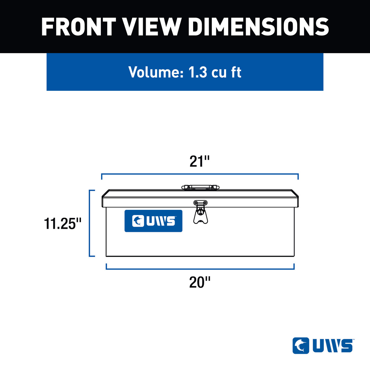 UWS Bright Aluminum Tote Box TB-2