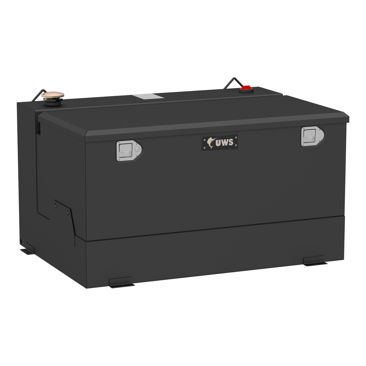 UWS Matte Black 85-Gallon Steel-Aluminum Combo Transfer Tank ST-85-COMBO-MB
