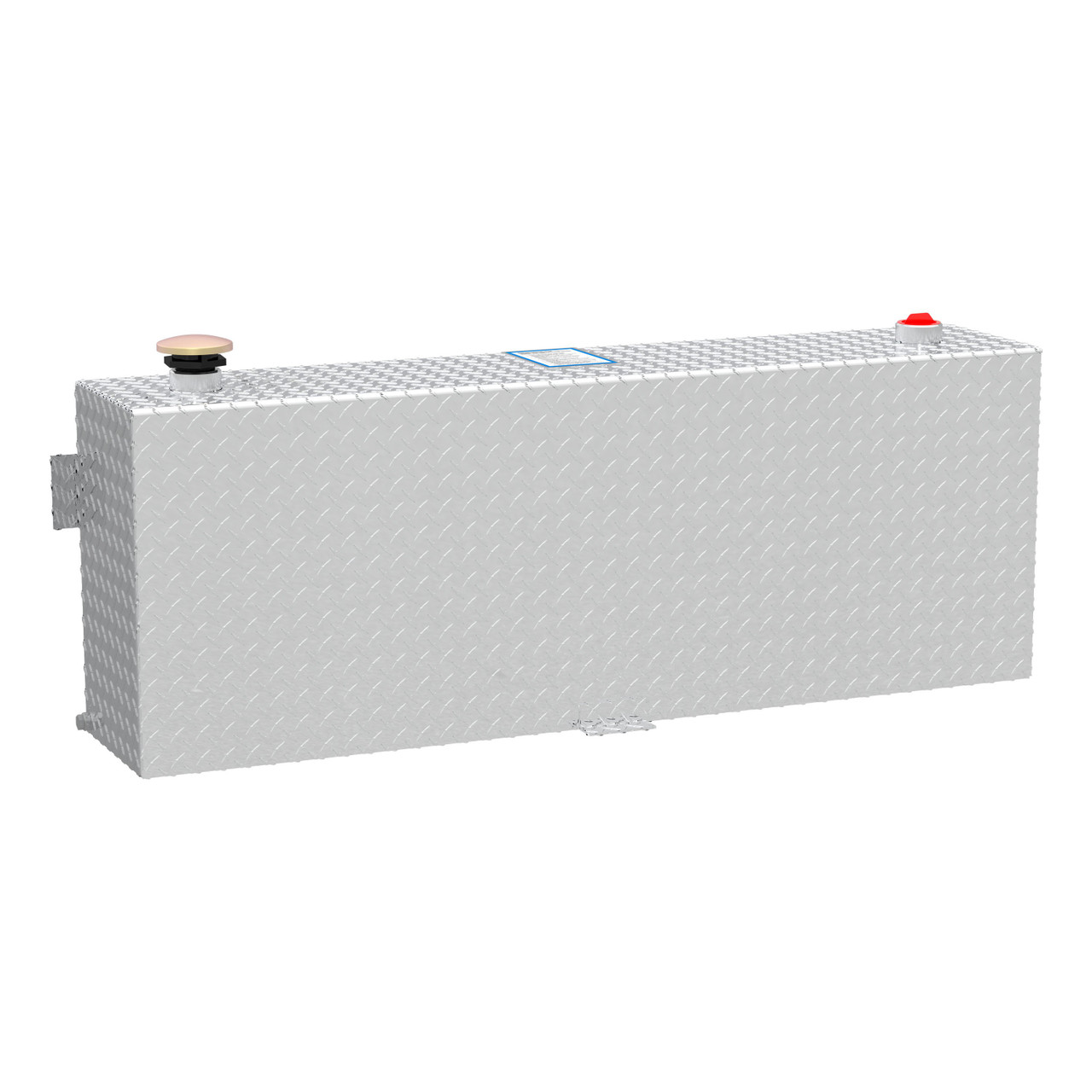UWS 45-Gallon Rectangle Bright Aluminum Transfer Tank TT-45-R-T-P