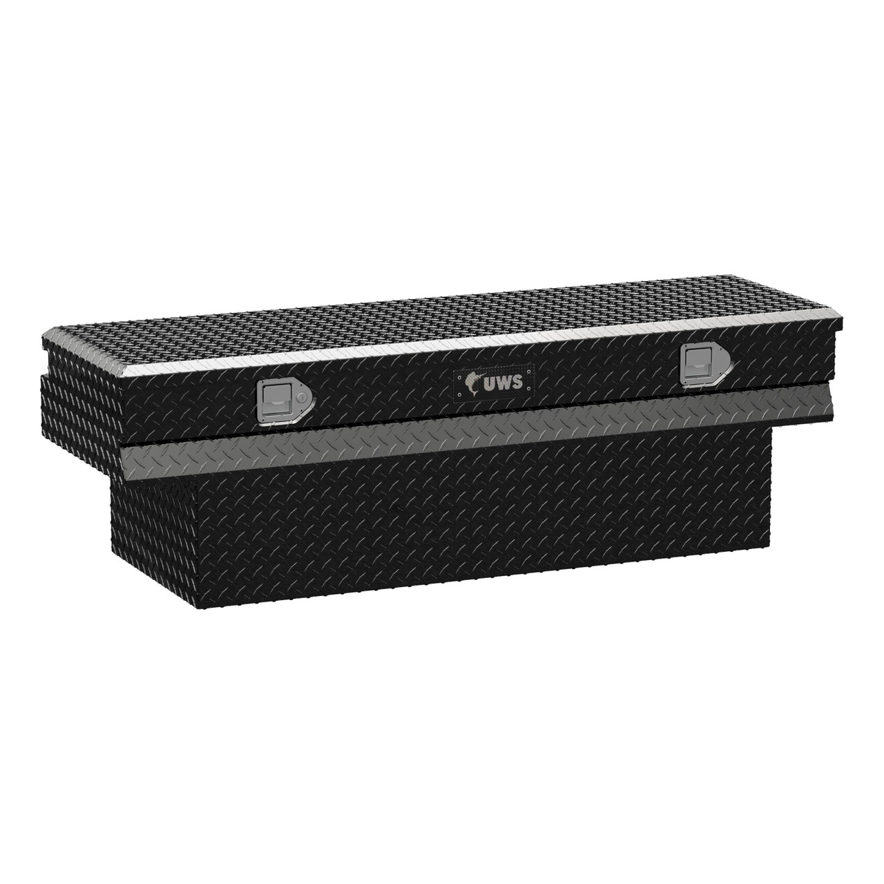 UWS Gloss Black Aluminum 60" Notched Utility Chest Box (Heavy Packaging) EC20342 UWS Gloss Black Aluminum 60" Notched Utility Chest Box (Heavy Packaging) EC20342