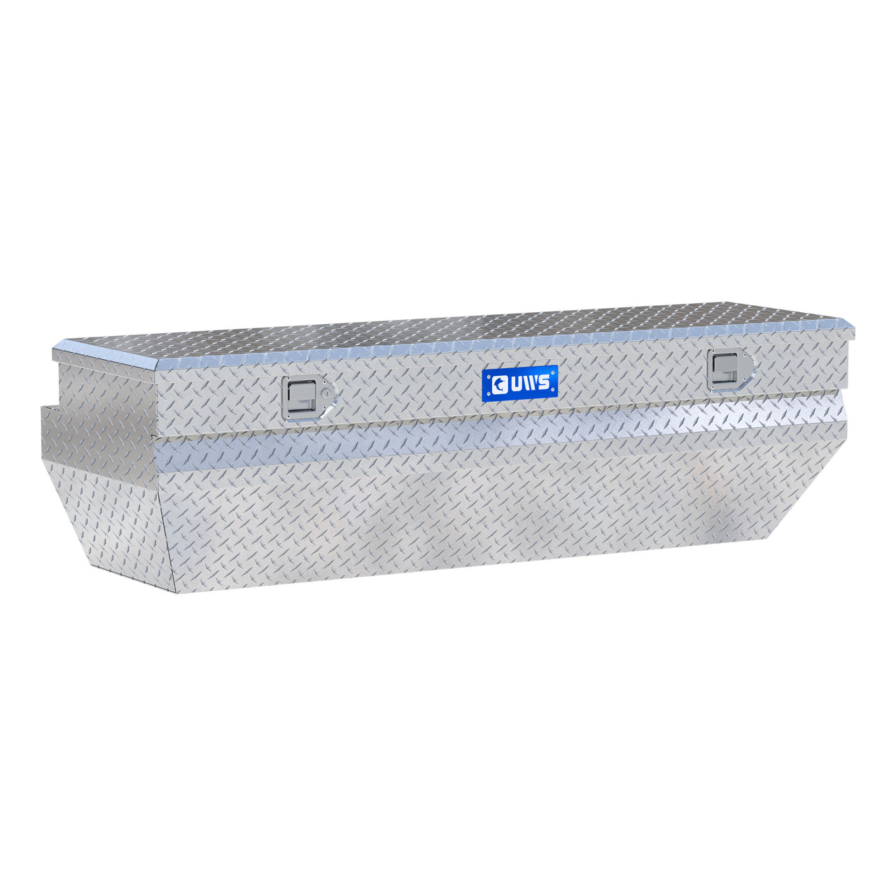 UWS Bright Aluminum 62" Wedged Angled Utility Chest Box (Heavy Packaging) EC20371