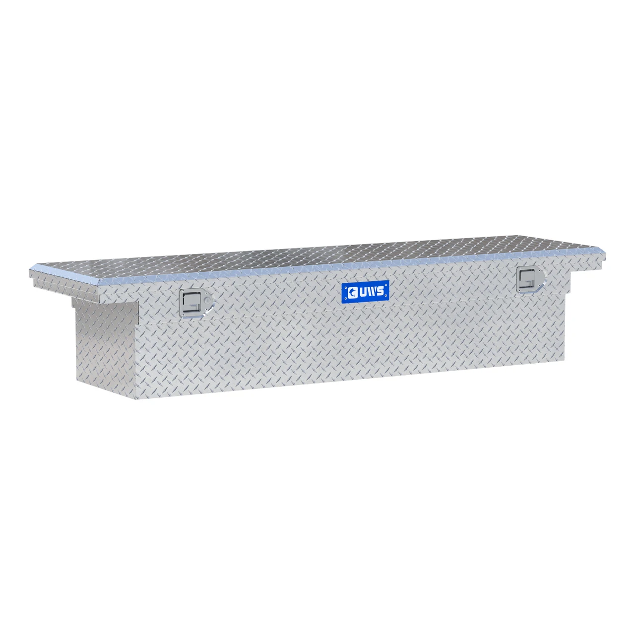 UWS Bright Aluminum 72" Crossover Truck Tool Box with Low Profile (Heavy Packaging) EC10581