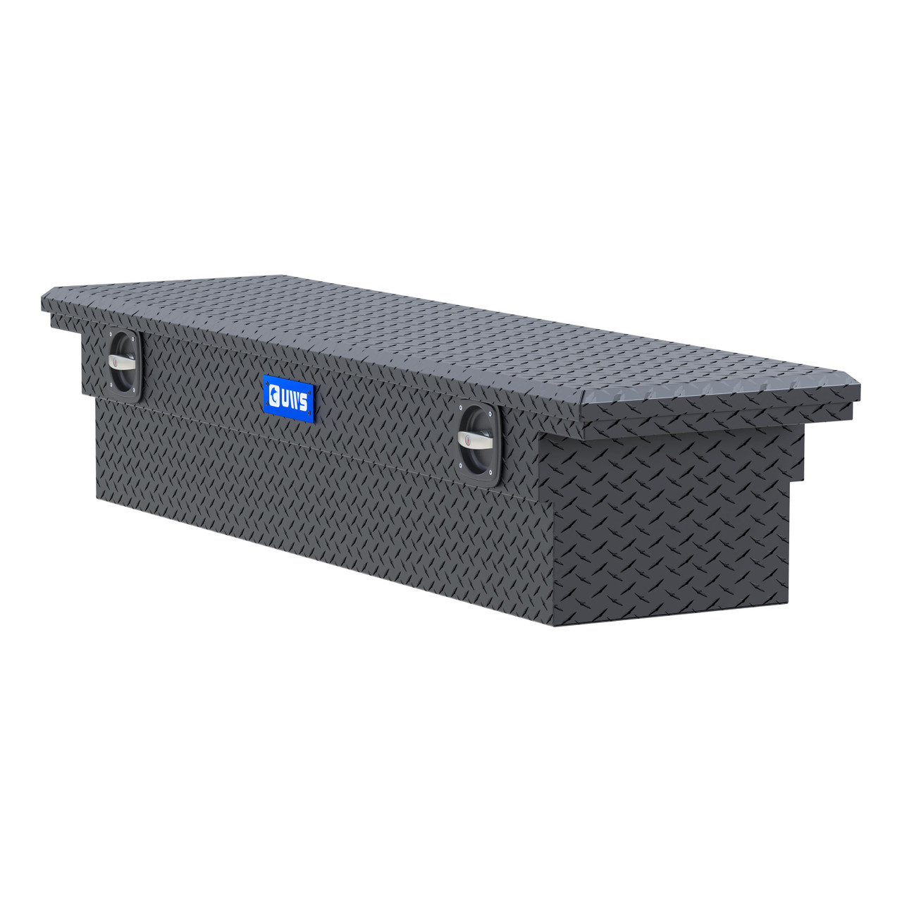 UWS EC50010 Truck Tool Box 72-Inch Matte Black Aluminum with Secure Lock, RigidCore Lid, Dual-Locking Handles