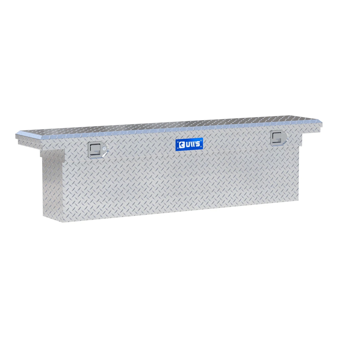 UWS Bright Aluminum 69" Deep Slim Truck Tool Box, Low Profile TBSD-69-SL-LP