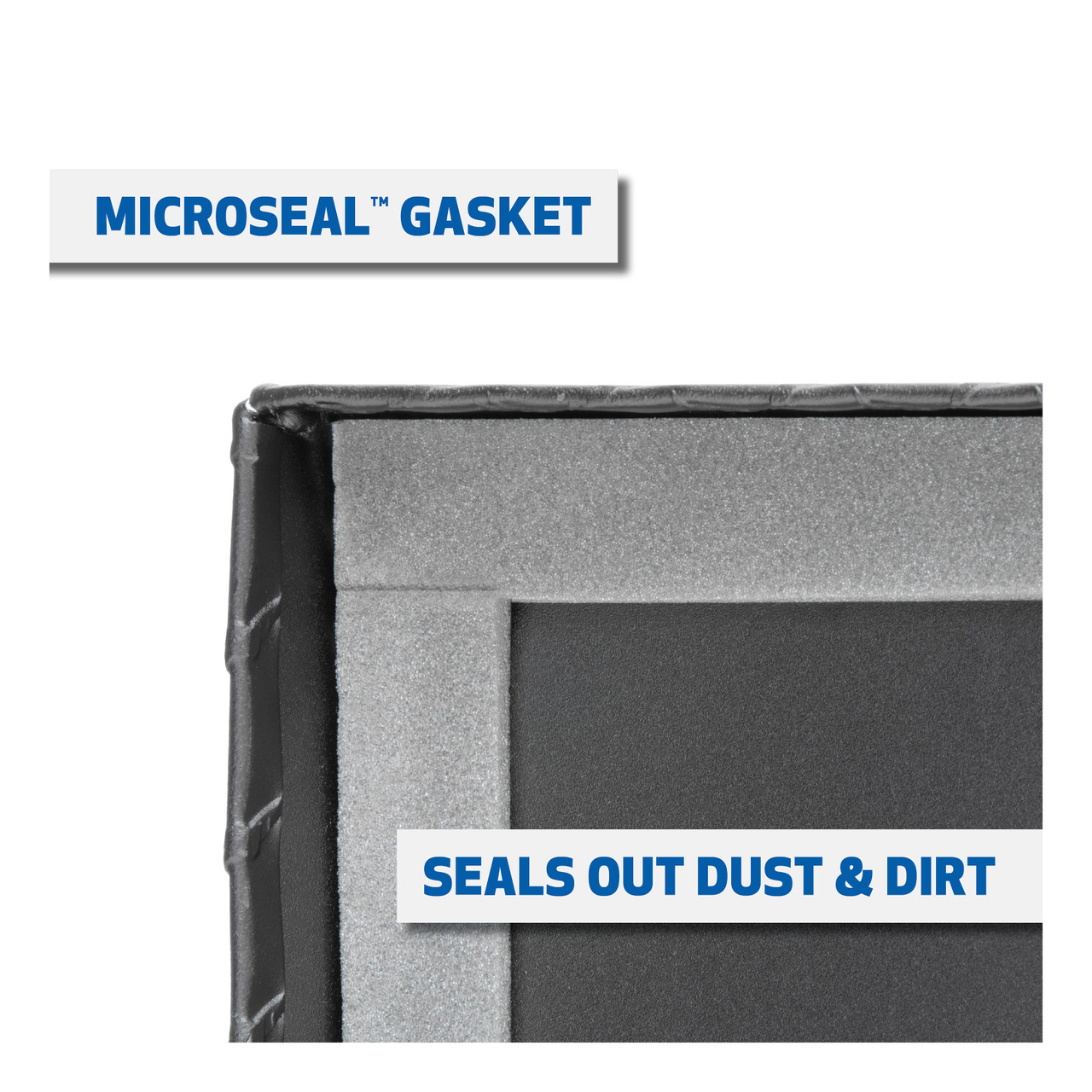 UWS Matte Black Aluminum 69" Crossover Truck Tool Box (Heavy Packaging) EC10513