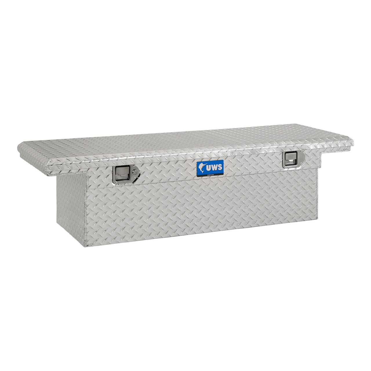 UWS Bright Aluminum 58" Crossover Truck Tool Box with Low Profile (Heavy Packaging) EC10141