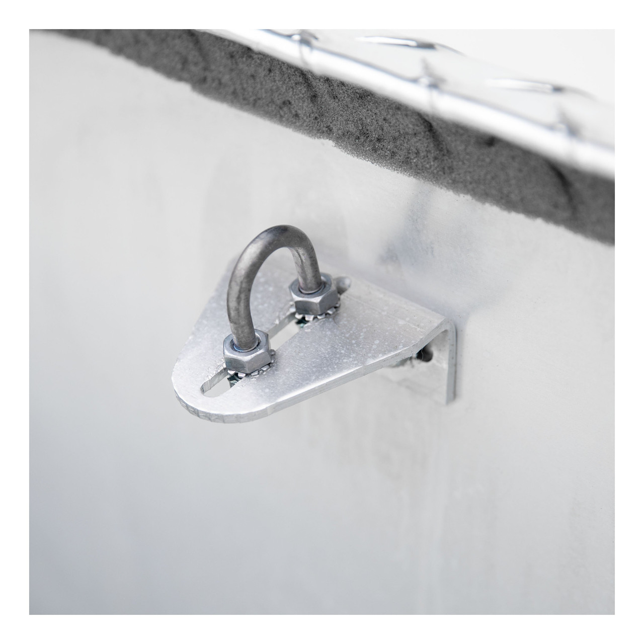 UWS Aluminum 63" Secure Lock Angled Truck Tool Box, Low Profile SL-63-A-LP