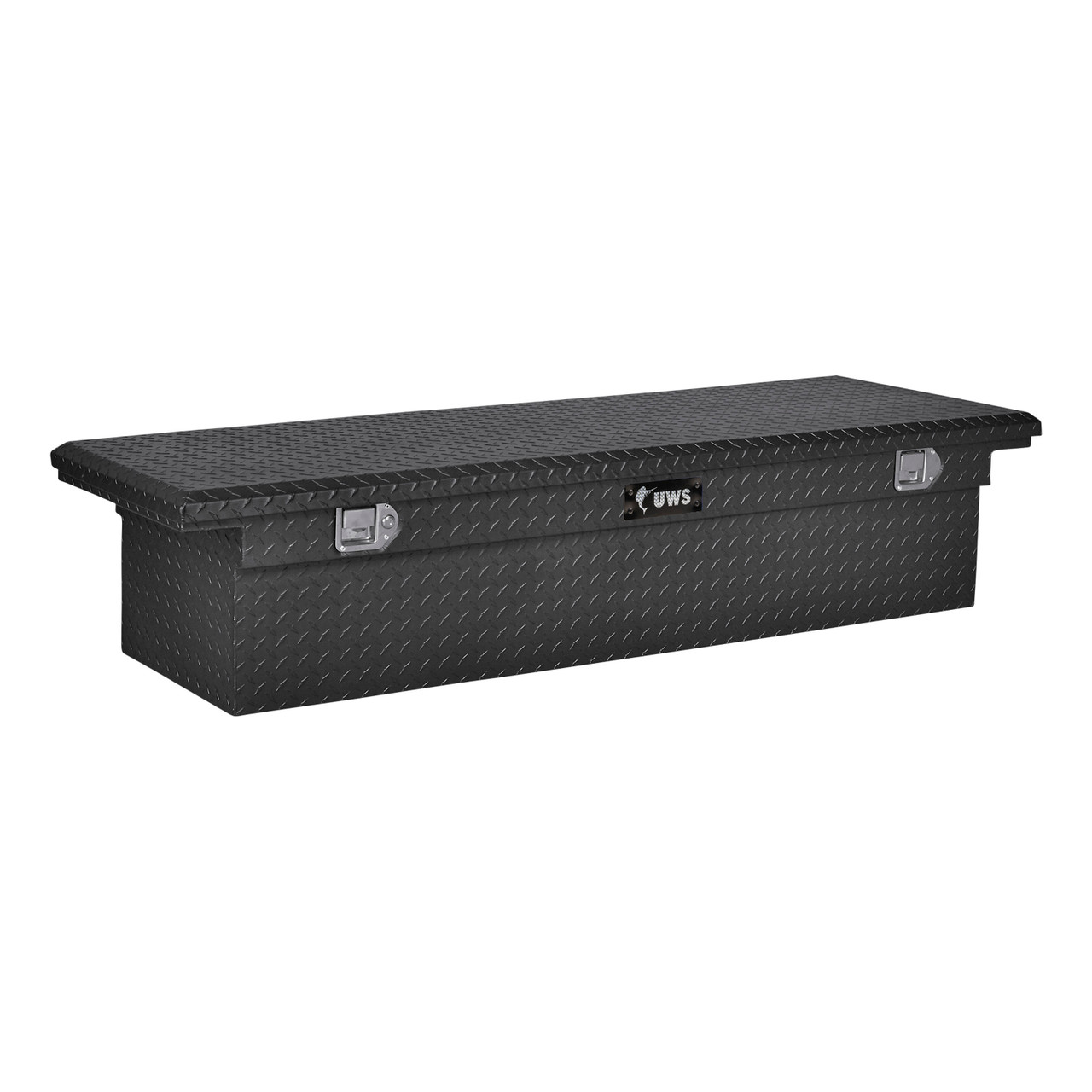 UWS Matte Black Aluminum 72" Truck Tool Box with Low Profile (Heavy Packaging) EC10603