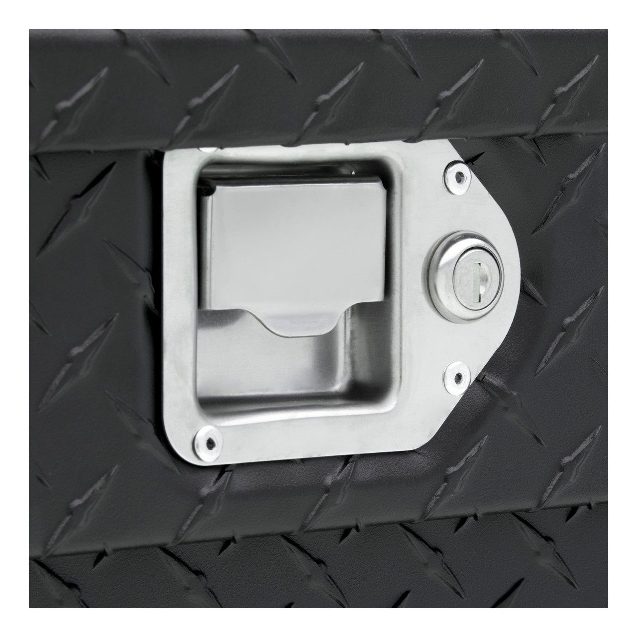 UWS Matte Black Aluminum 72" Truck Tool Box with Low Profile (Heavy Packaging) EC10603