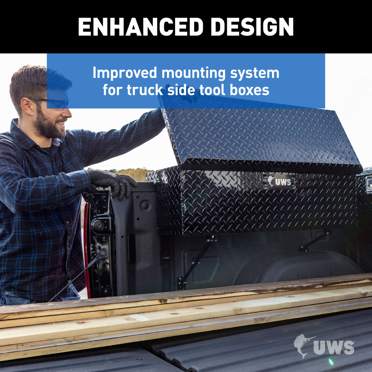 UWS Adjustable Universal Legs for Truck Side Boxes TBSM-MK2