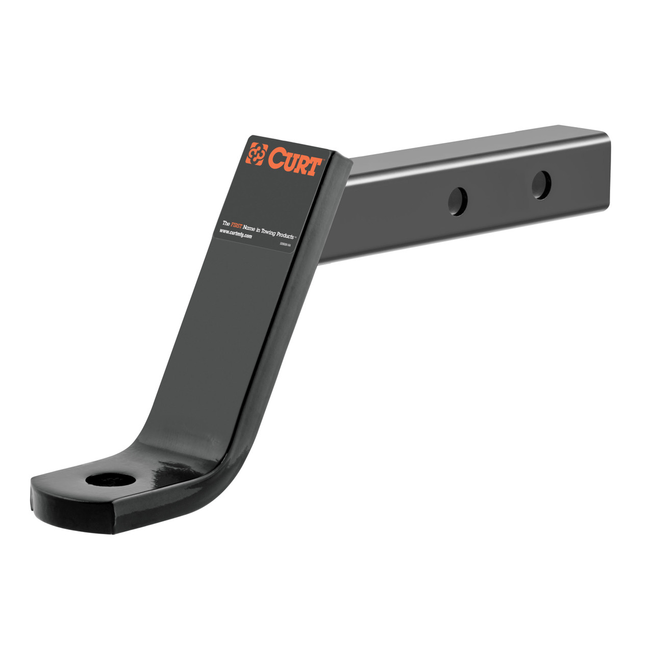 CURT Dual-Length Ball Mount (2" Shank, 7,500 lbss., 6" Drop, 9-1/4" or 12-1/4" Long) Trailer Hitch Ball Mount